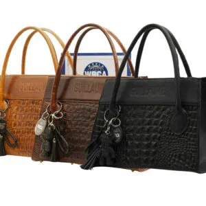 Guillaume Maxima Crocodile Leather Black, Brown and Cognac Limited Edition